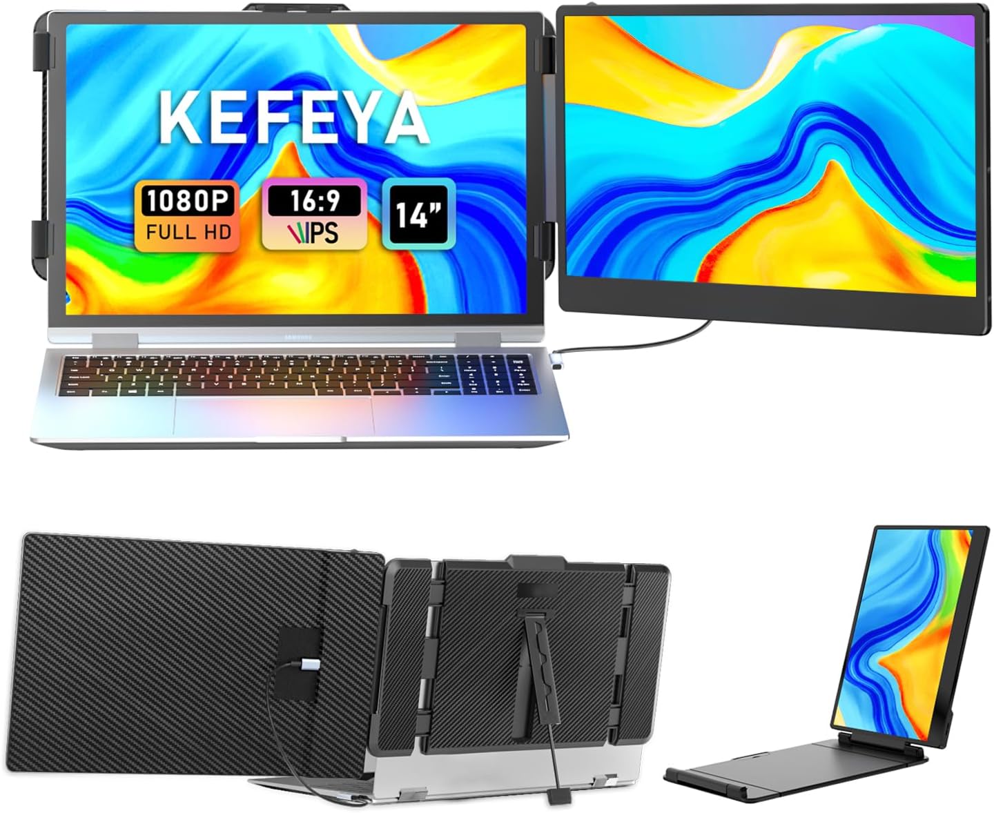 KEFEYA Triple Monitor Extender Review: Elevate Your Multitasking Game